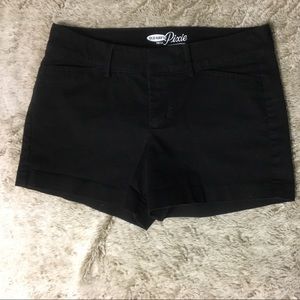Old Navy Black Pixie Shorts